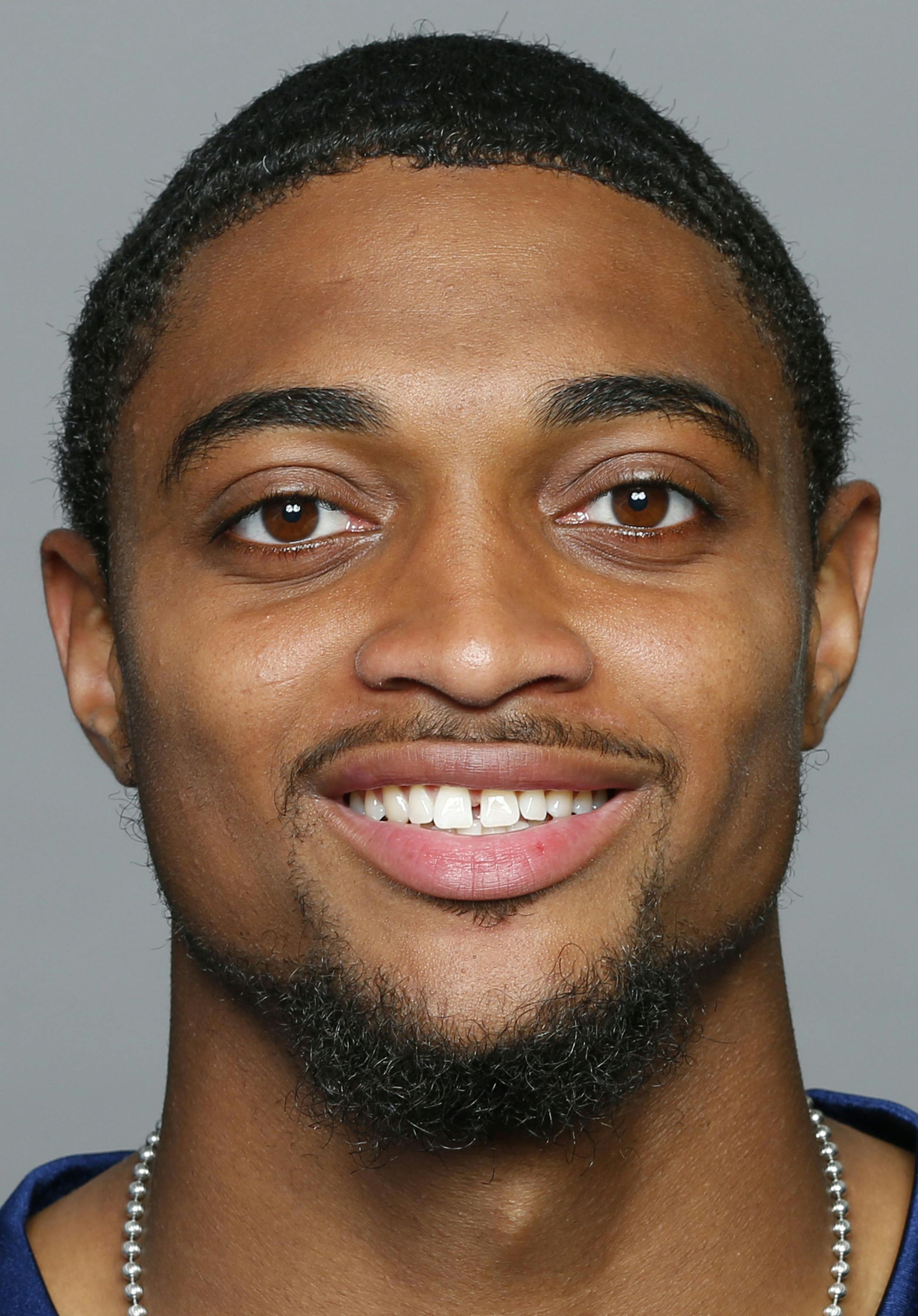 This is a 2016 photo of Tajae Sharpe of the Tennessee Titans NFL football team. This image reflects the Tennessee Titans active roster as of Wednesday, May 25, 2016 when this image was taken. (AP Photo) ORG XMIT: NFLHS16