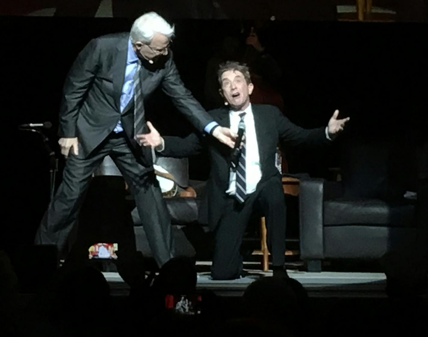 Steve Martin and Martin Short performed.