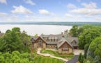 The home sits on a bluff overlooking the St. Croix River near Hudson, Wis.