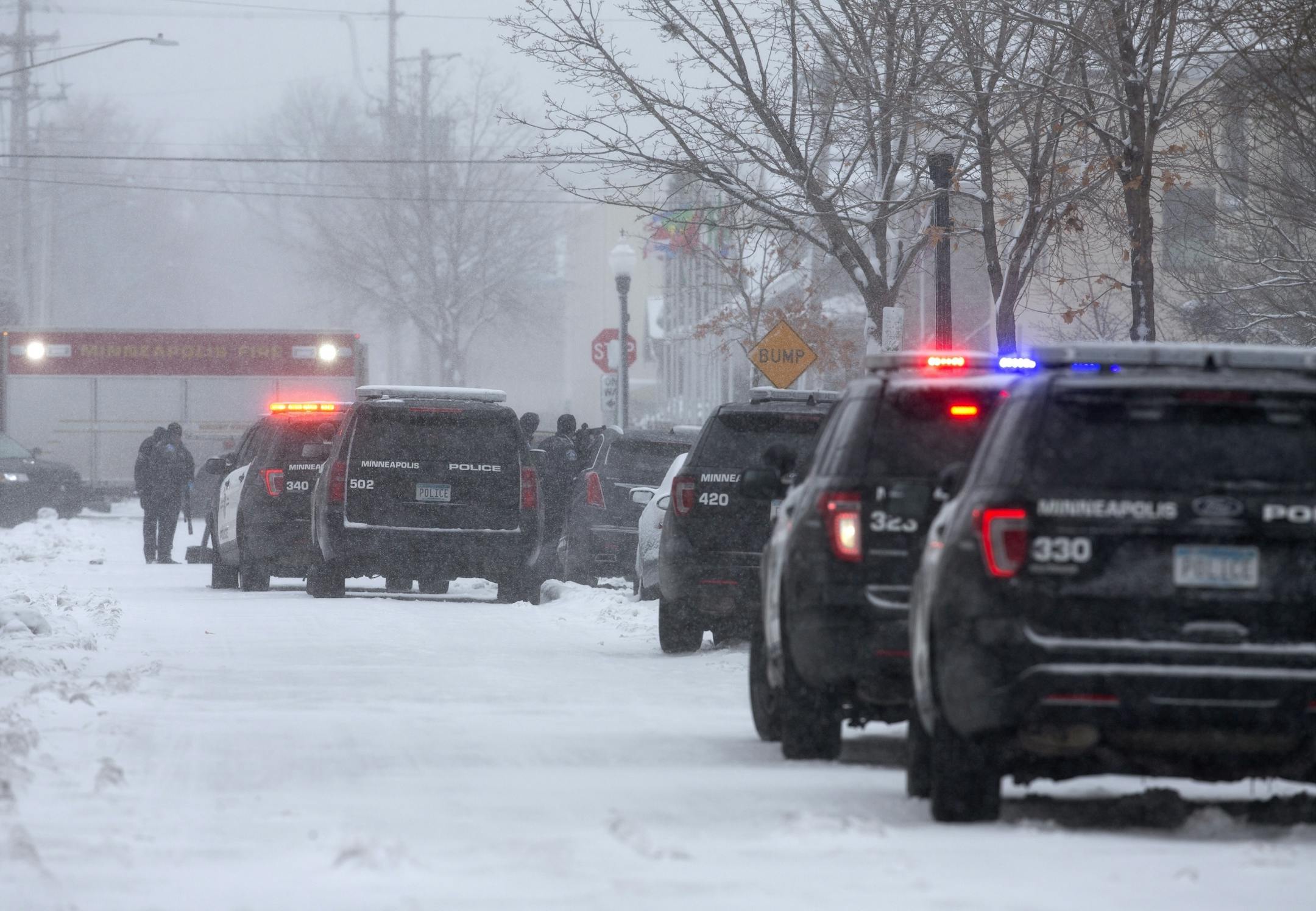Authorities responded to the scene of a shooting at the 2700 block of Oakland Avenue South in Minneapolis.