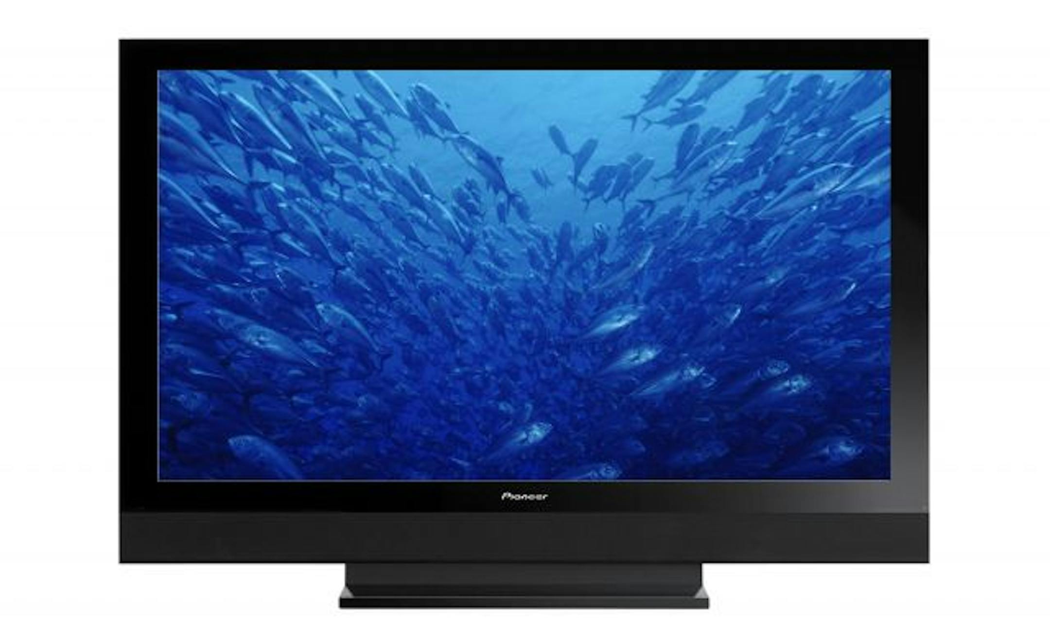 The new Pioneer Kuro line of plasma screens is available in 50- and 60-inch screen sizes with 720p and 1080p versions.