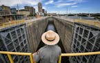 National Park Service superintendent John Anfinson looked out over the lock and dam. The National Park Service is drawing up ambitious plans to provid