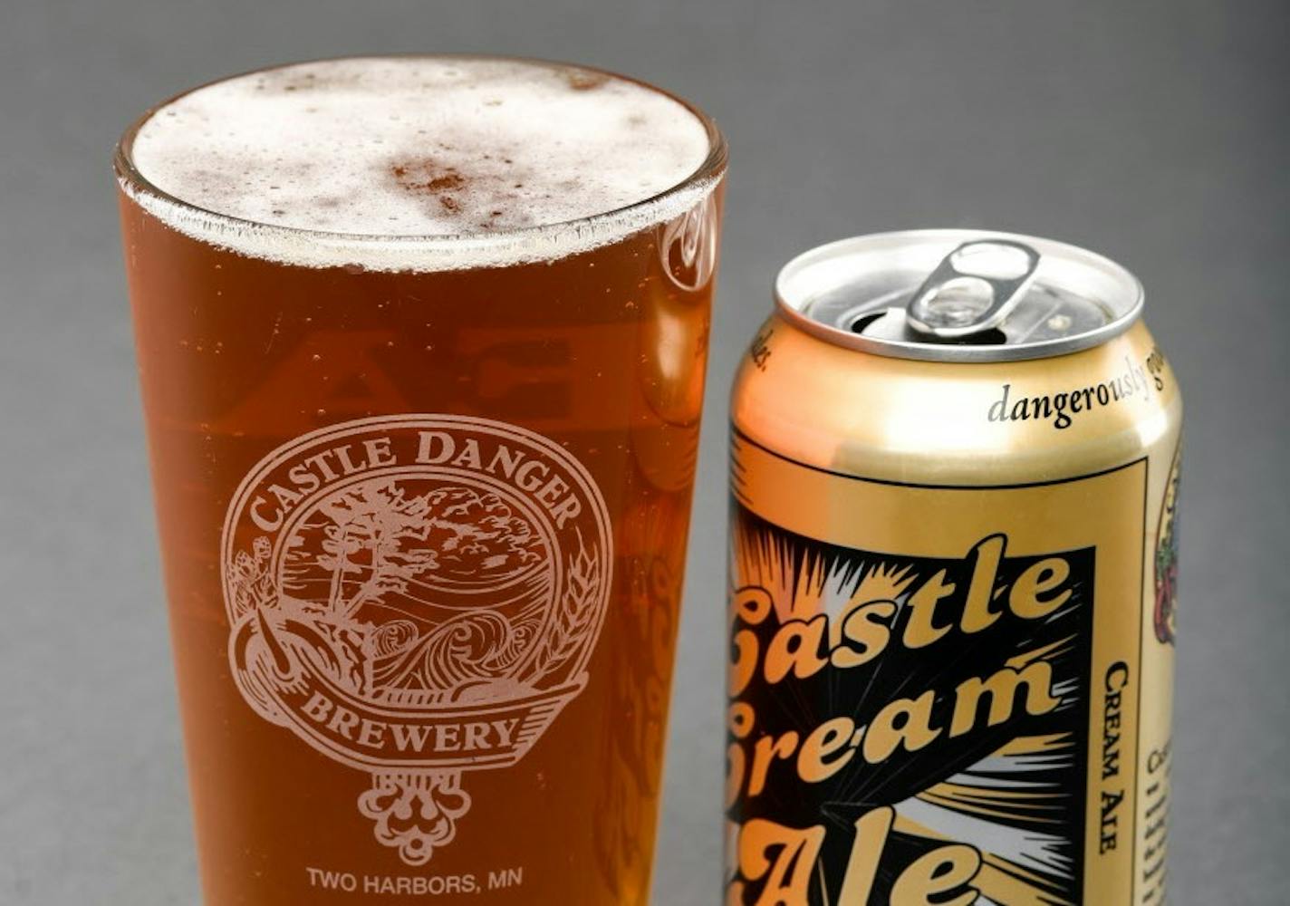 Castle Danger Brewery's Castle Cream Ale. ] AARON LAVINSKY � aaron.lavinsky@startribune.com It's that time of year again. March Madness! But we're not talking basketball, we're talking beer -- and stellar, local brews at that. Last year's march to the title was drama-filled, and suds were spilled. This year? ANYTHING IS POSSIBLE. Let's take a look at some of last year's contender who are hoping to make the cut again. Photographed Wednesday, Feb. 28, 2018 in the Star Tribune Studio.