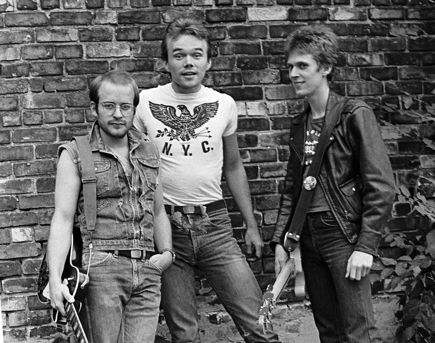 The Suicide Commandos &#x2014; Chris Osgood, Dave Ahl and Steve Almaas &#x2014; at the Pilot&#x2019;s Club bar (now the Triple Rock) in 1977, the year they opened for the Ramones and landed a record deal.
Photo by Michael Markos