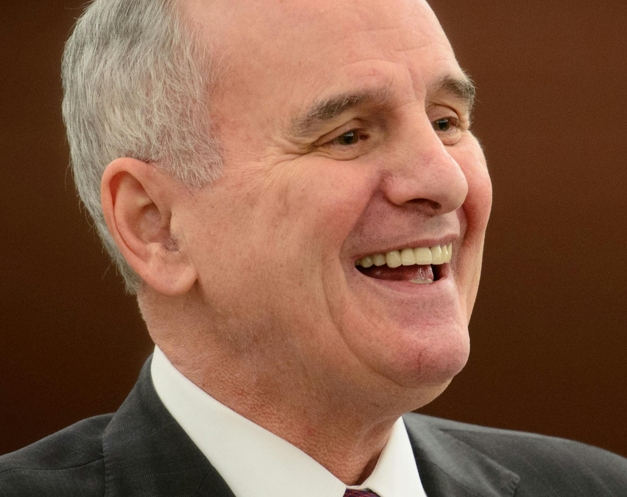 Happy, but cautious: Gov. Mark Dayton said he didn’t “want to fall into that trap of overpromising.”