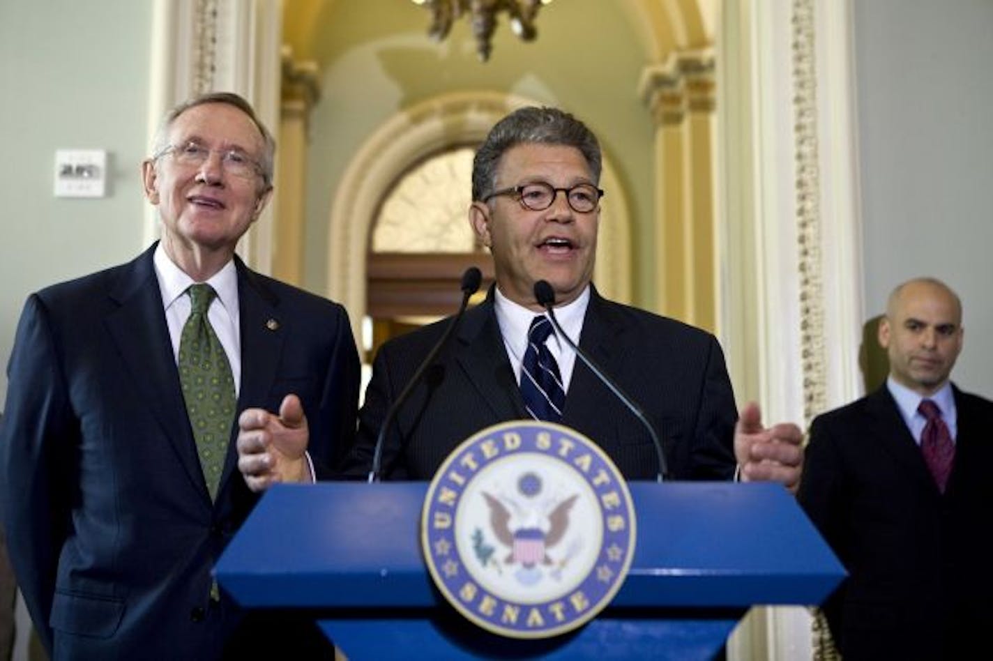 The election of Sen. Al Franken is again being challenged by a group of Republicans, who claim felons tipped the scales in 2008.