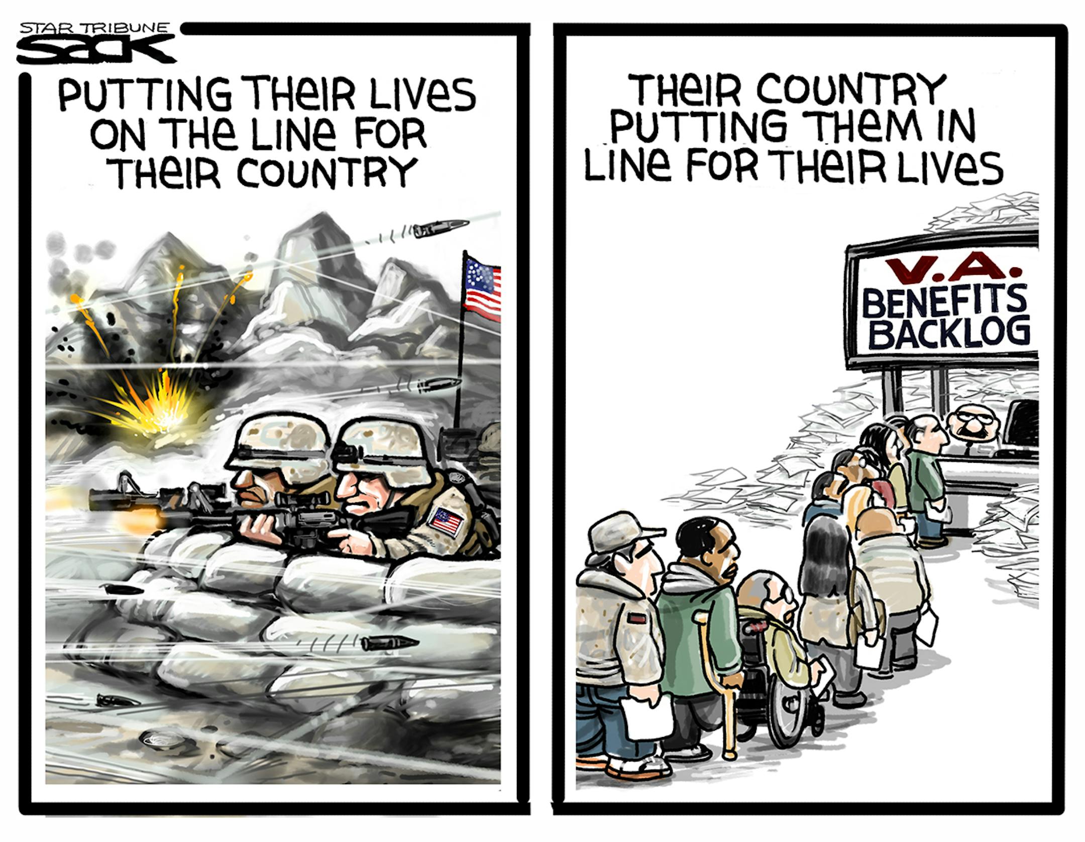 Steve Sack editorial cartoon for April 4, 2013.