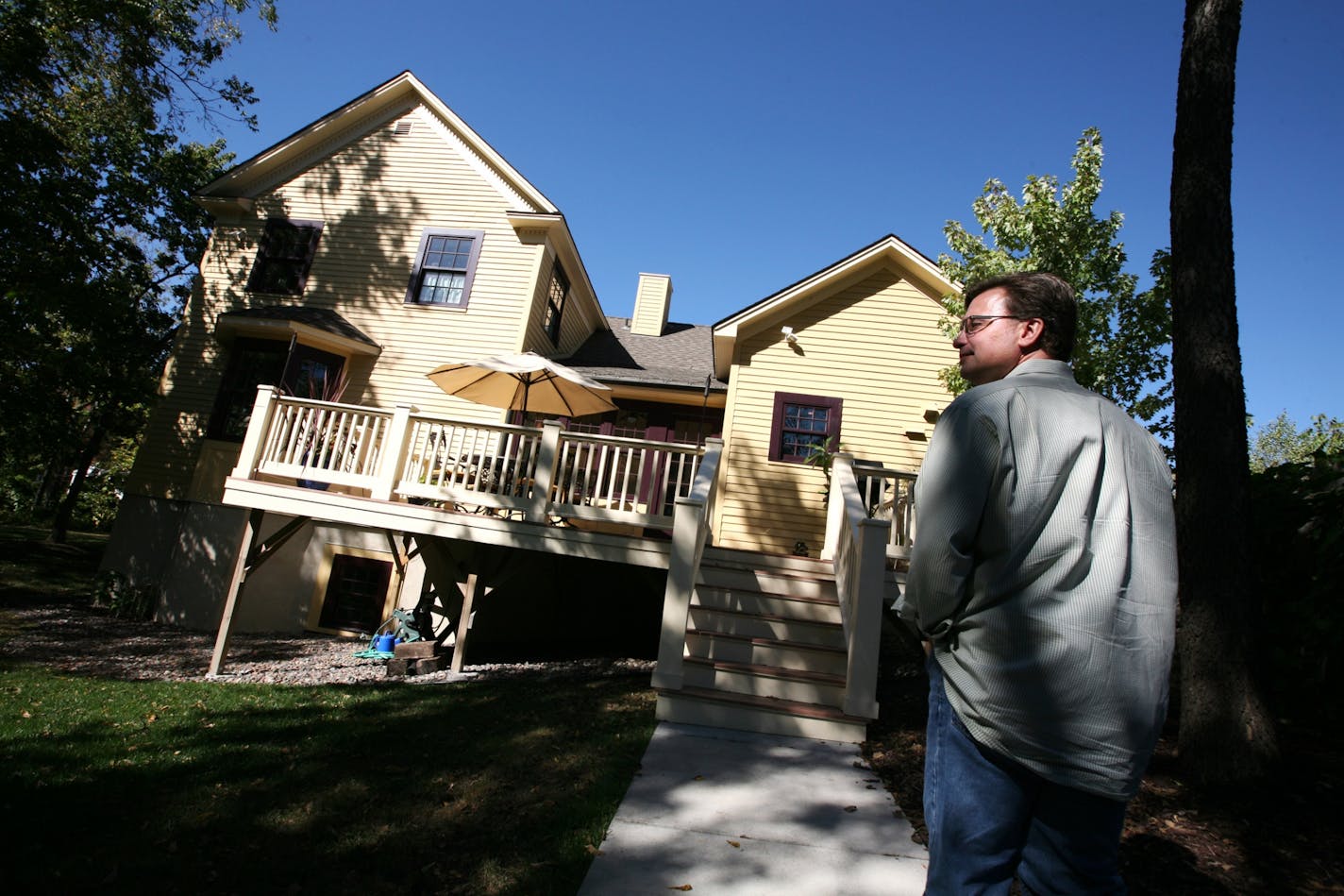 This house in Anoka was rescued by attorney and handyman Kurt Glaser and restored with artifacts found at antique stores and foreclosure auctions.