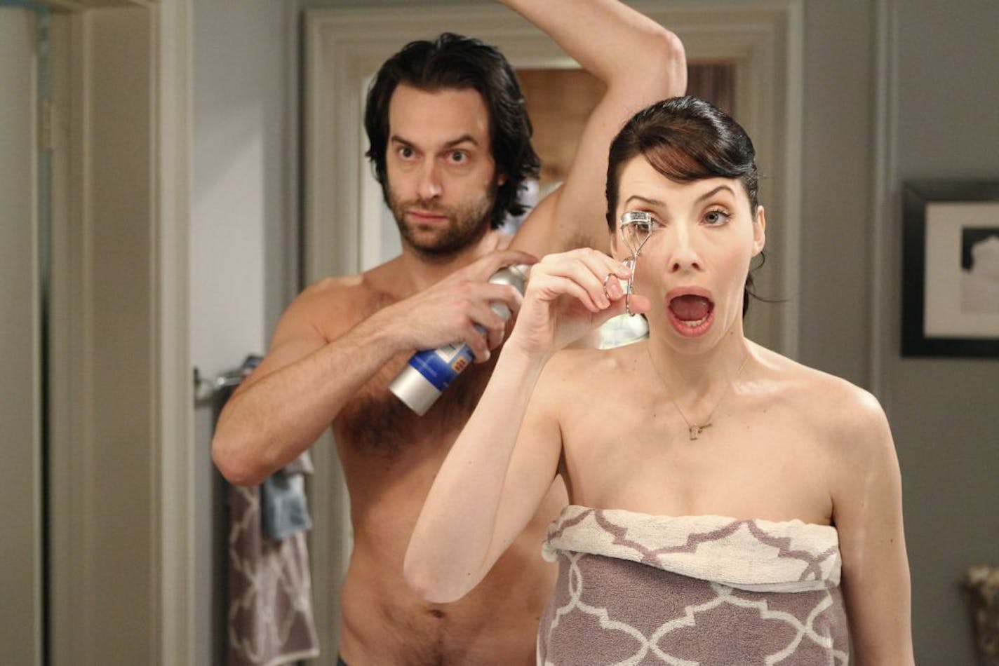 Chris D'Elia and Whitney Cummings in "Whitney."