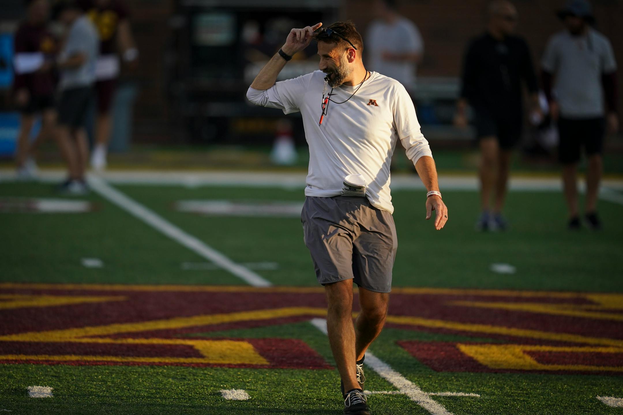 Defensive coordinator Joe Rossi