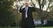 President Donald Trump gestures as he walks to Marine One after speaking to media at the White House in Washington, Tuesday, Nov. 20, 2018, for the sh