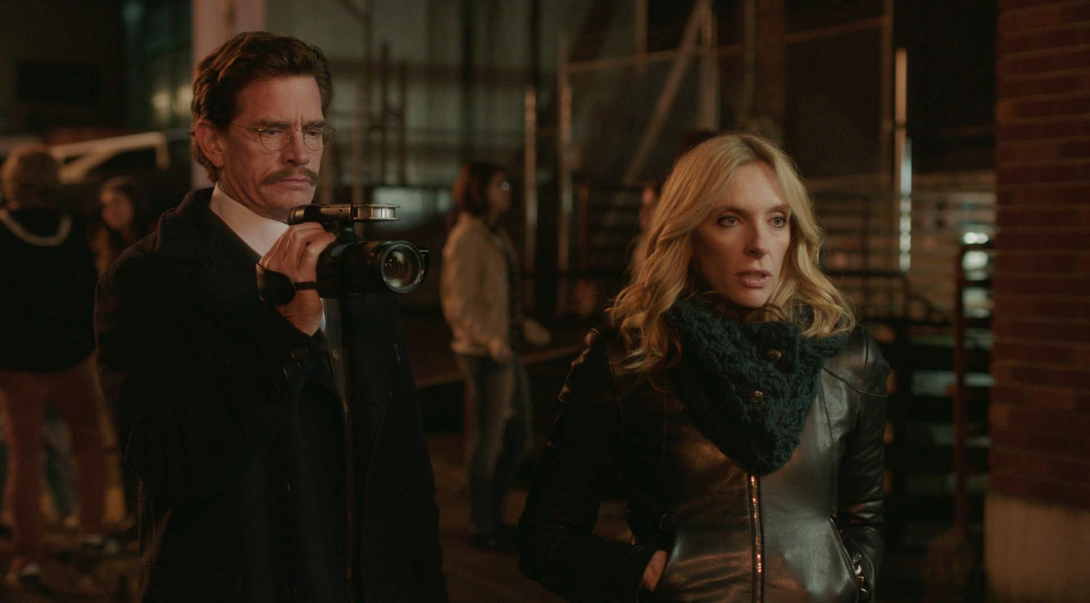 Thomas Haden Church and Toni Collette in "Lucky Them." (credit to IFC Films)