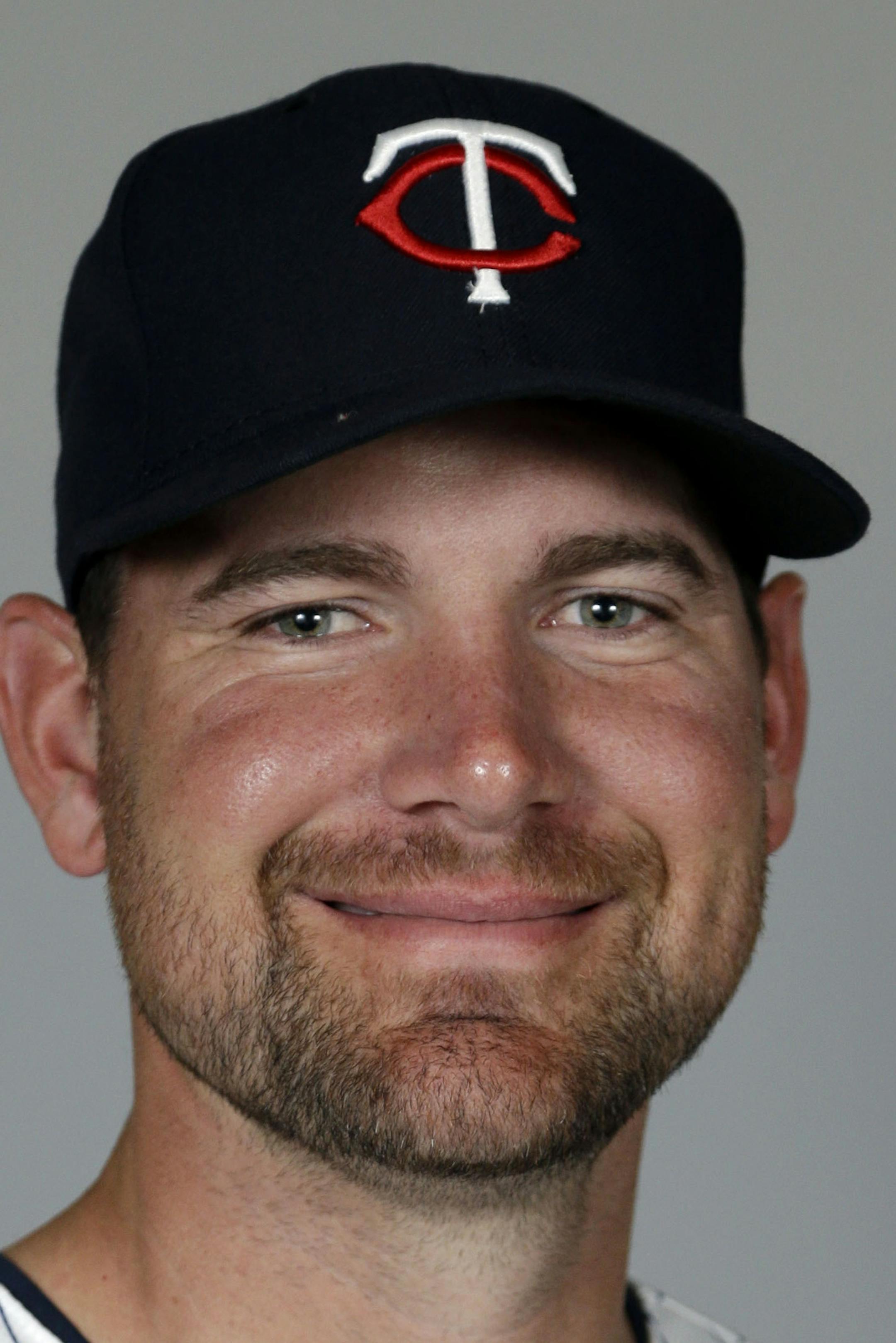 This is a 2014 photo of pitcher Mike Pelfrey of the Minnesota Twins baseball team. This image reflects the Twins active roster as of Tuesday, Feb. 25, 2014 when this image was taken. (AP Photo/Steven Senne) ORG XMIT: FLSR1