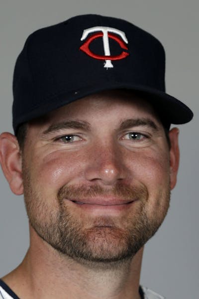 This is a 2014 photo of pitcher Mike Pelfrey of the Minnesota Twins baseball team. This image reflects the Twins active roster as of Tuesday, Feb. 25,