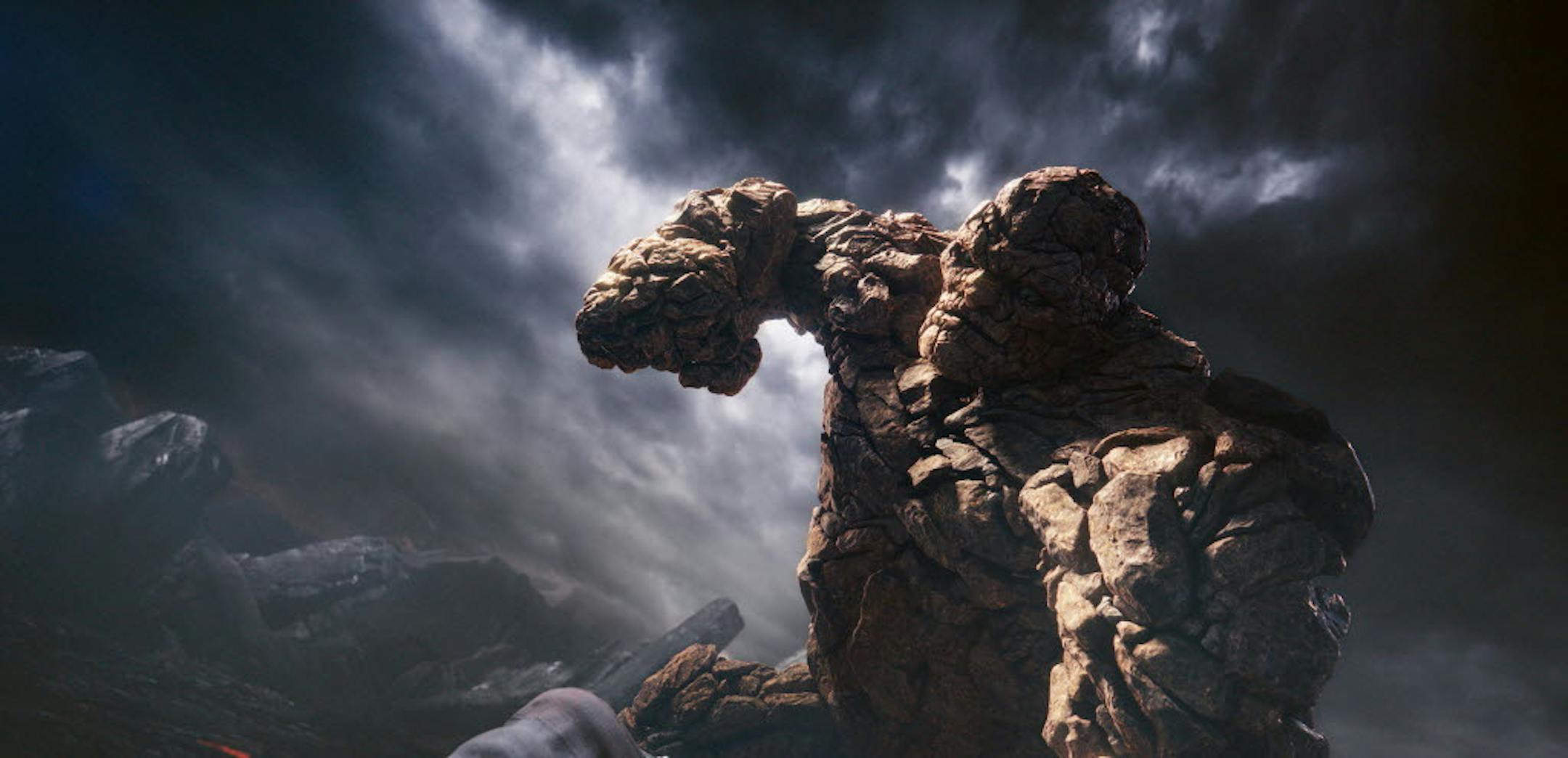 The Thing, in a scene from the film, "Fantastic Four."