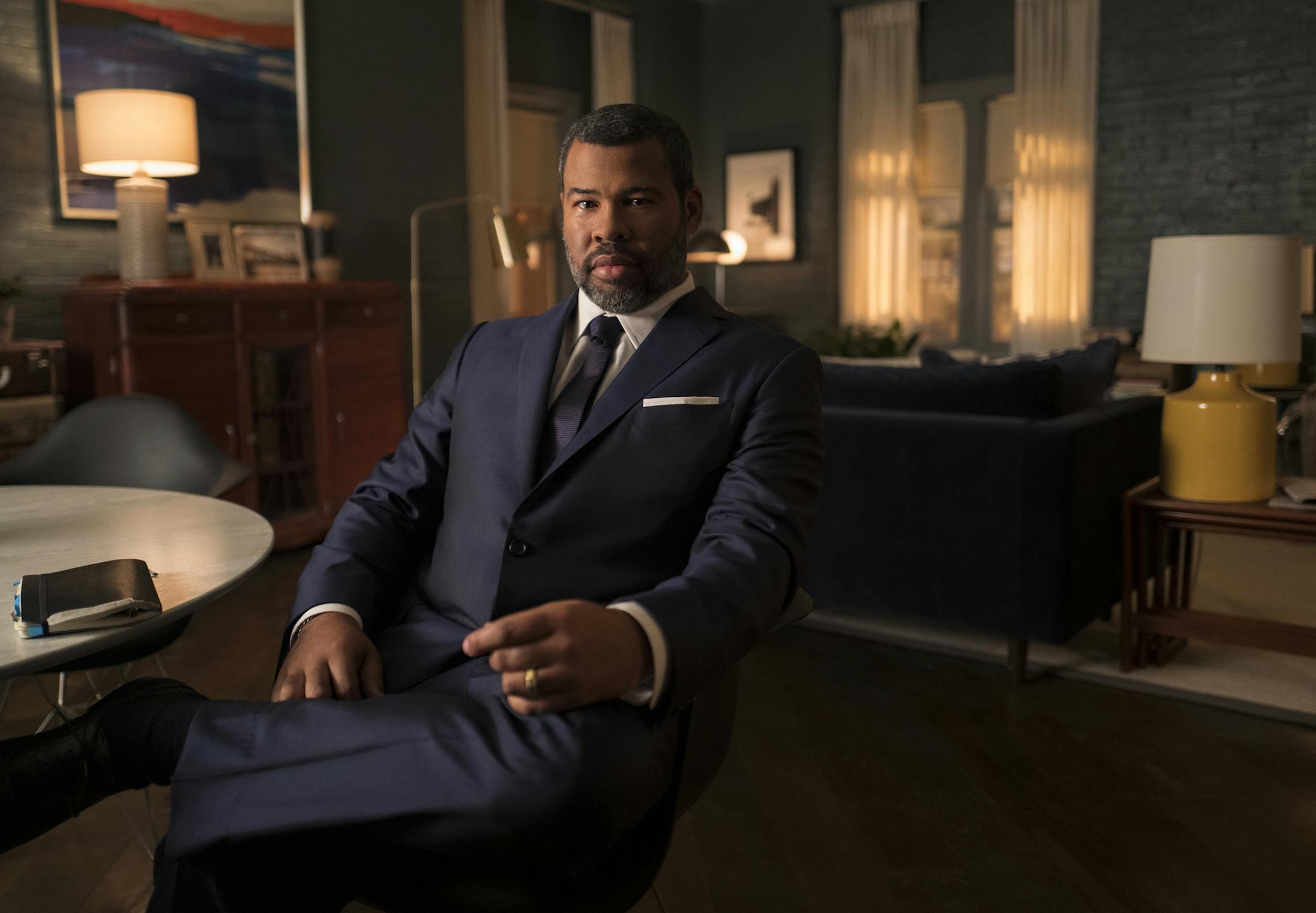 Jordan Peele as The Narrator of the CBS All Access series THE TWILIGHT ZONE. Photo Cr: Robert Falconer/CBS Ã?Â© 2018 CBS Interactive. All Rights Reserved.