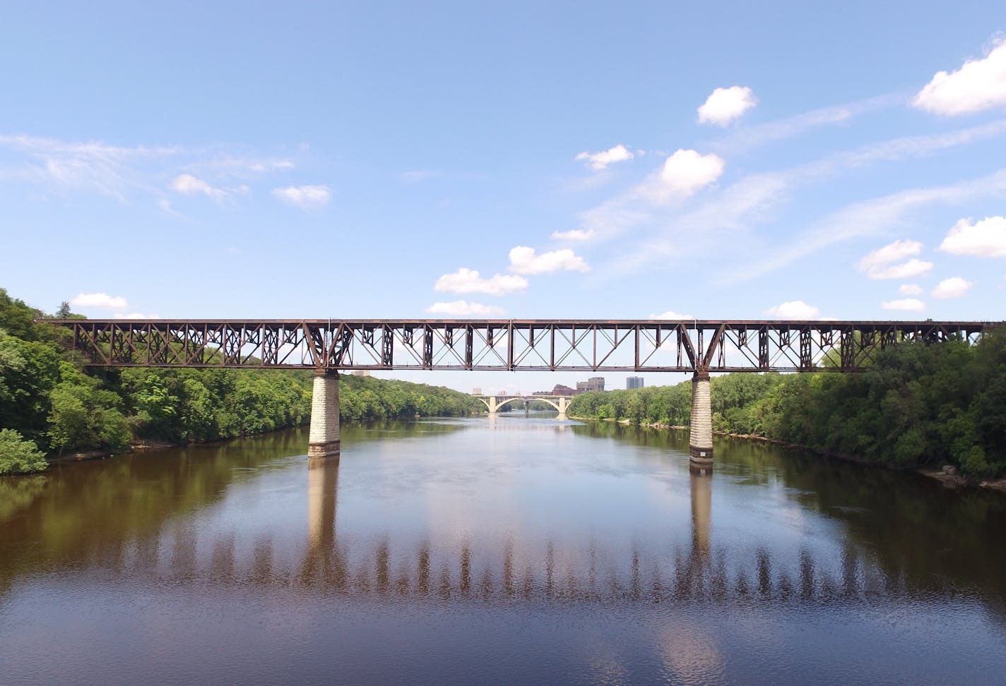 The Short Line Bridge over the Mississippi River. Credit: Midtown Greenway Association.