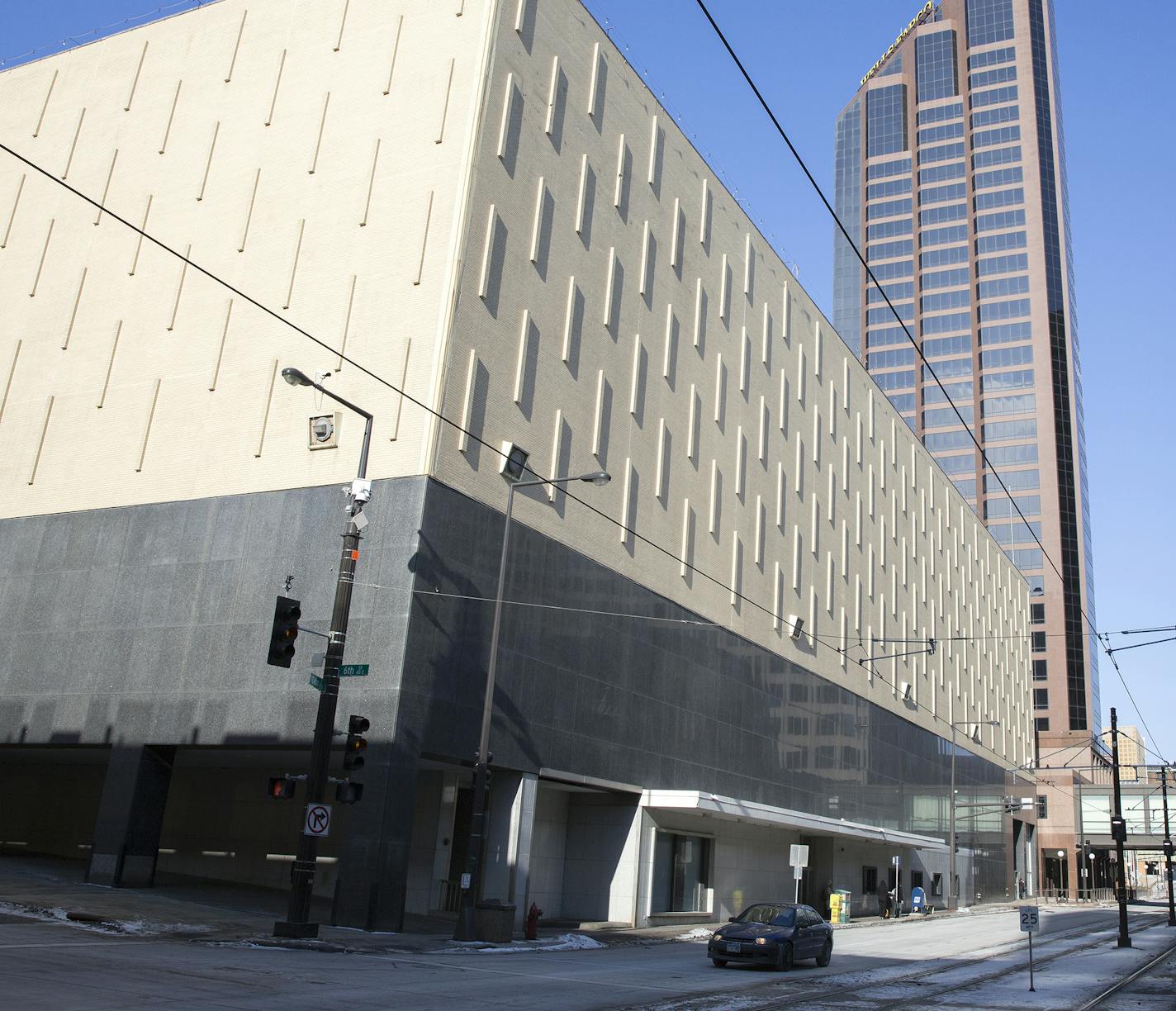 The former Macy's building in downtown St. Paul seen on Wednesday, February 18, 2015. ] LEILA NAVIDI leila.navidi@startribune.com /