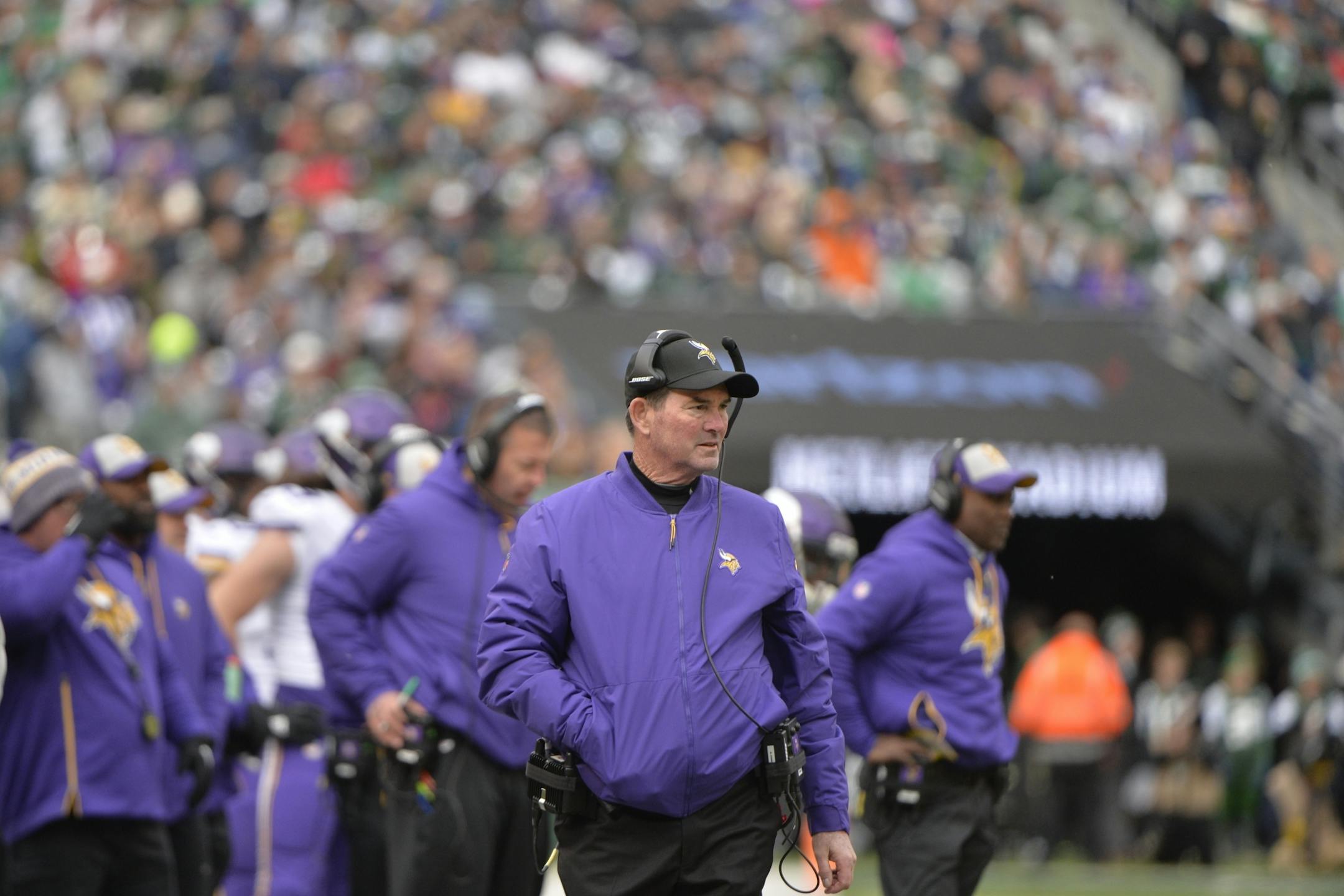 Minnesota Vikings head coach Mike Zimmer