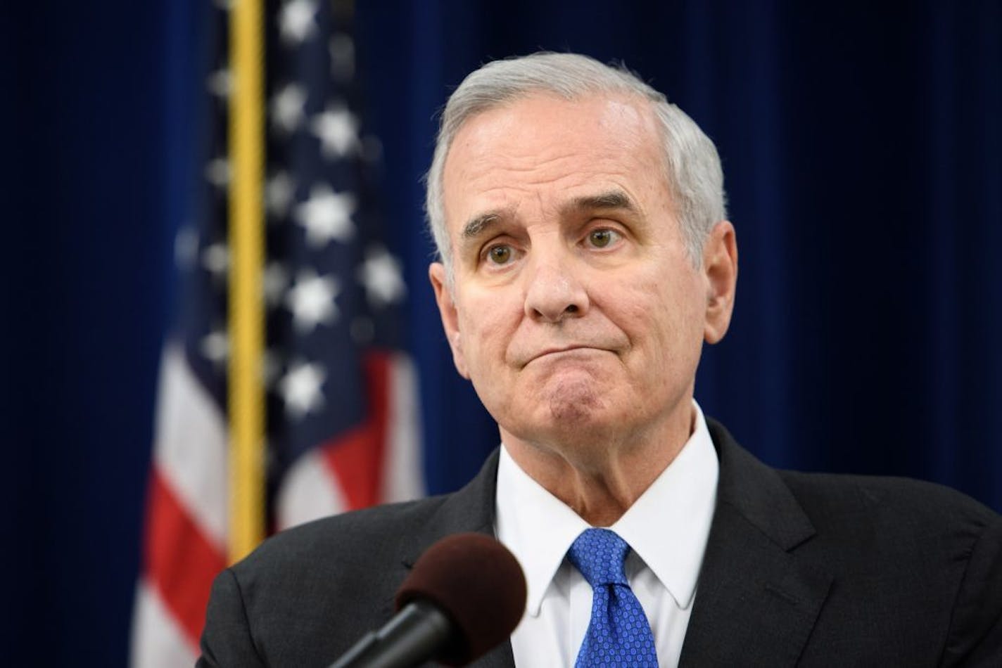 Governor Dayton addressed the legislature's failure to pass a bonding or transit bill.