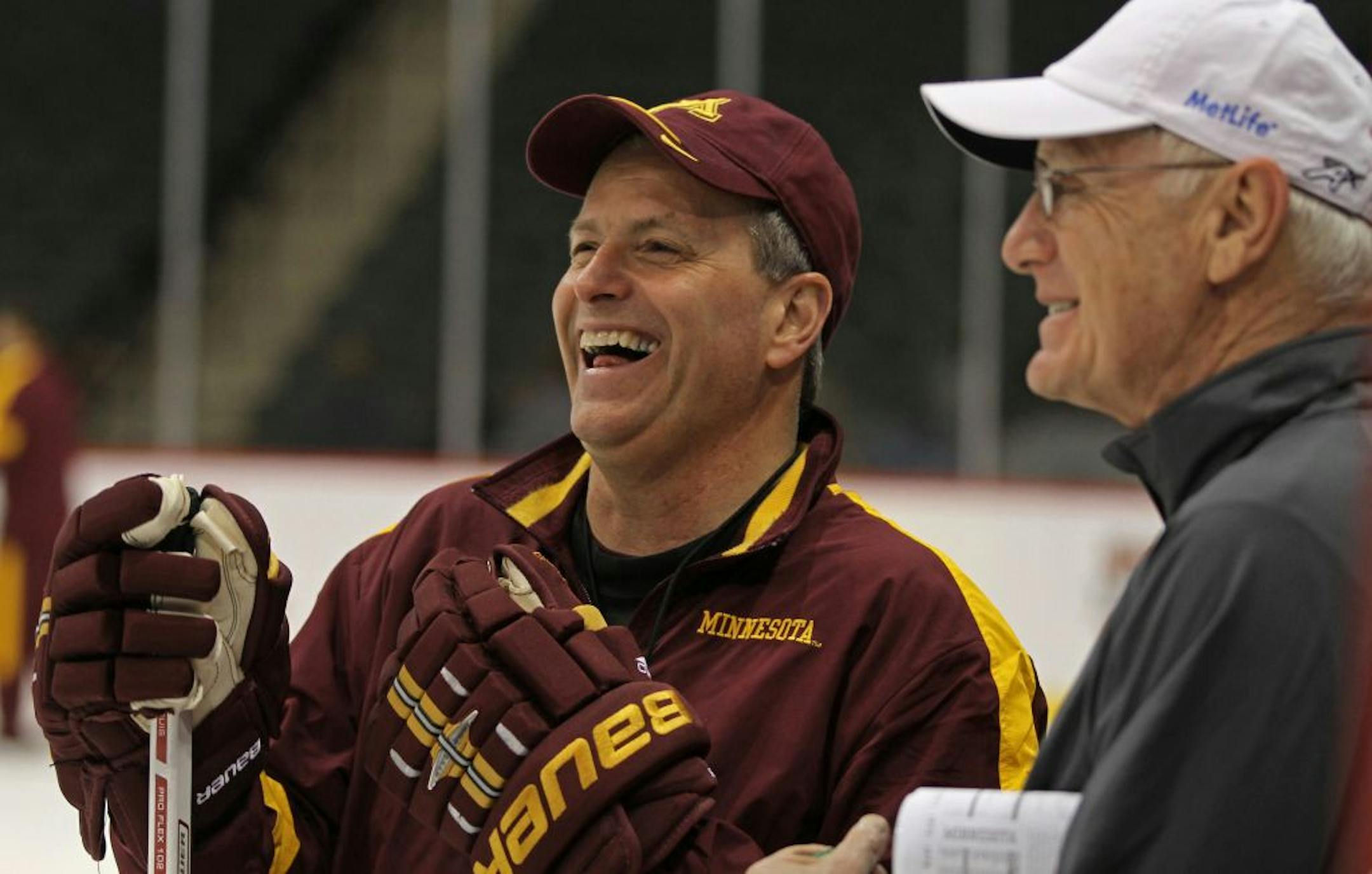 NCAA Frozen Four Regionals, Mens Hockey practice, 3/23/12.