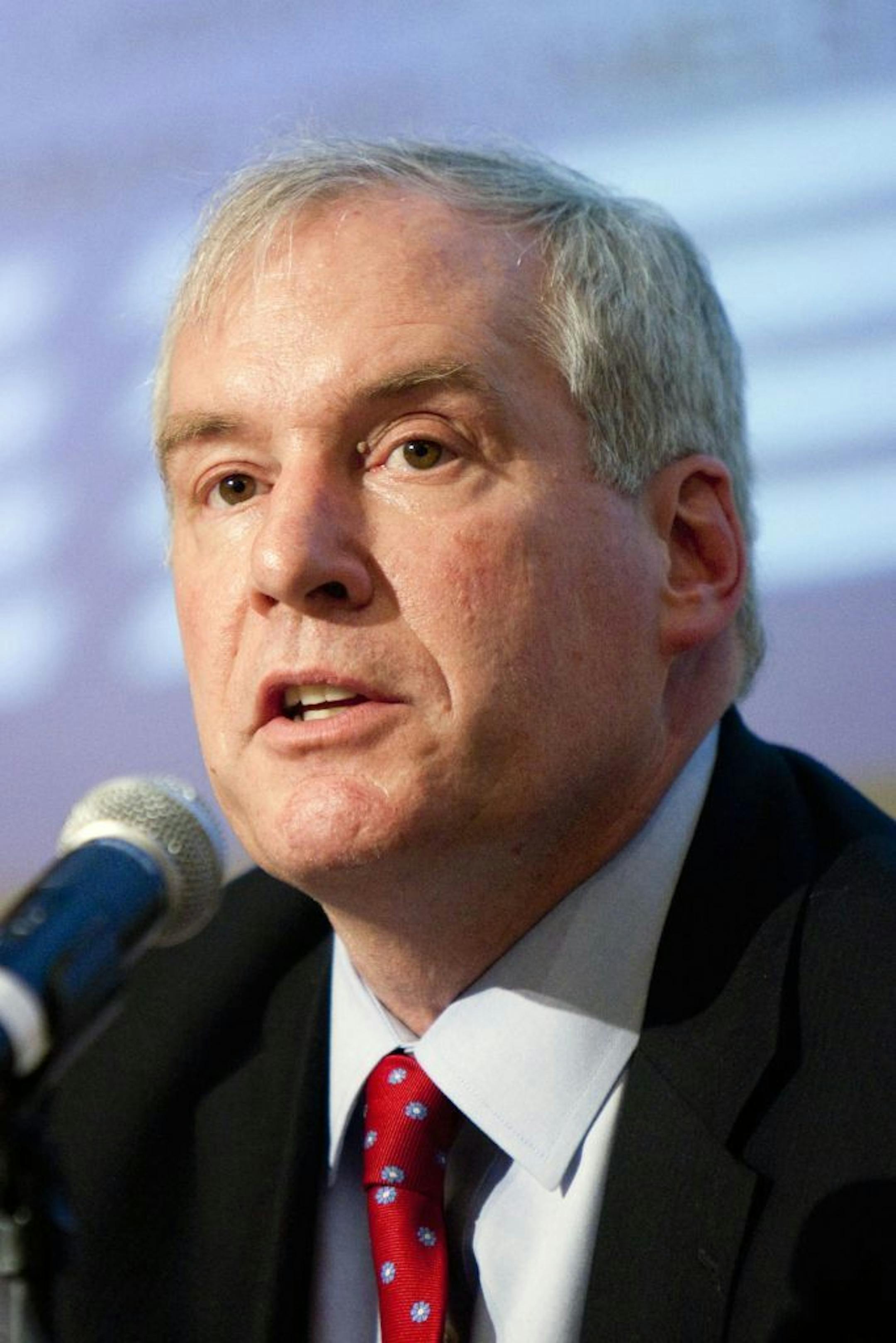 Eric Rosengren, president of the Federal Reserve Bank of Boston, speaks at the Institute of International Bankers annual conference in Washington, D.C., U.S., on Monday, March 2, 2009. Rosengren said Japan's 1990s financial crisis shows that regulators should quickly purge bad assets from banks, encouraging them to focus on growth instead of avoiding losses. Photographer: Brendan Hoffman/Bloomberg News