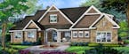 Luxury meets convenience in this one-story home. for plan081416