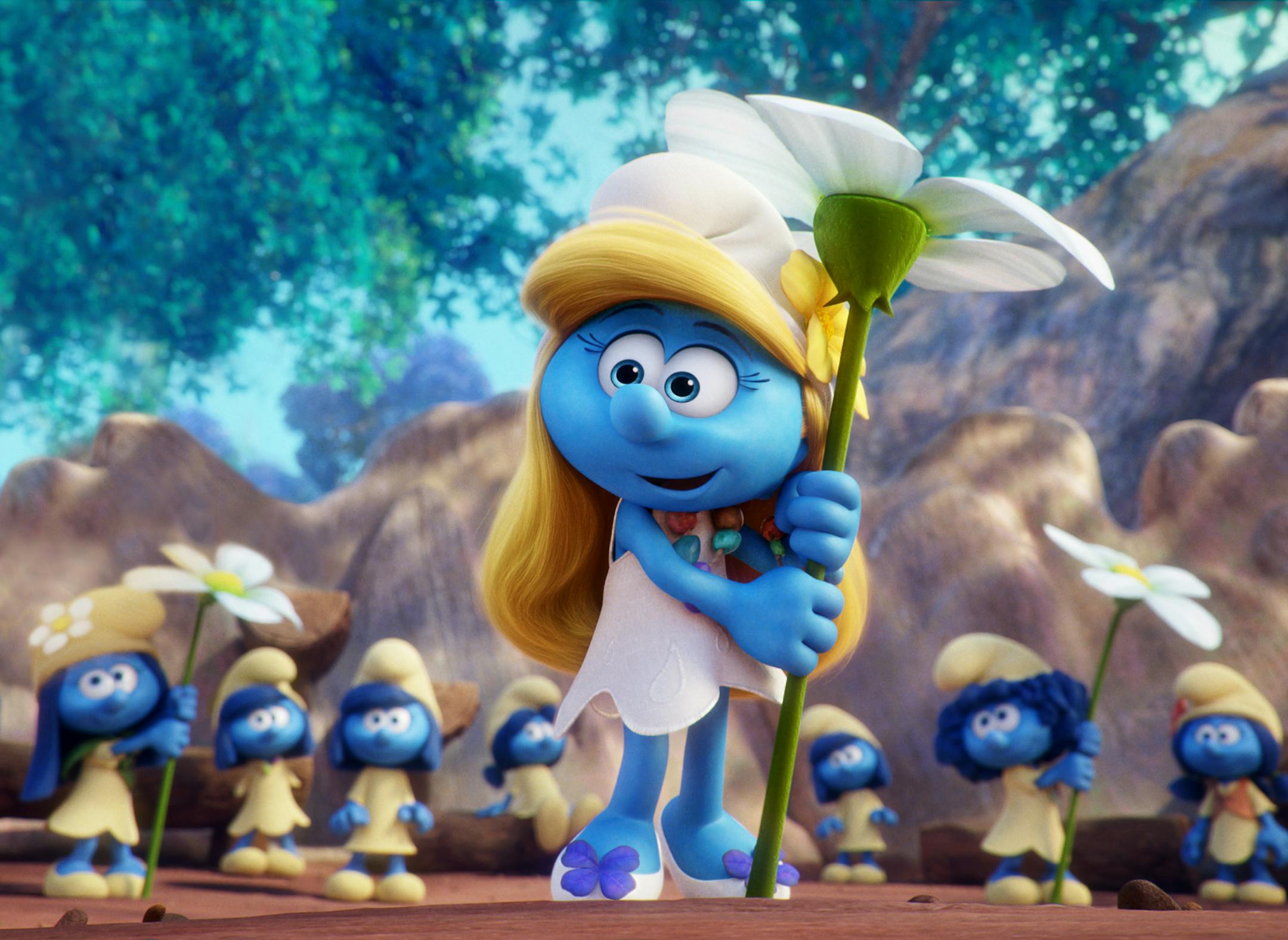 Smurfette (Demi Lovato) in Columbia Pictures and Sony Pictures Animation's SMURFS: THE LOST VILLAGE.