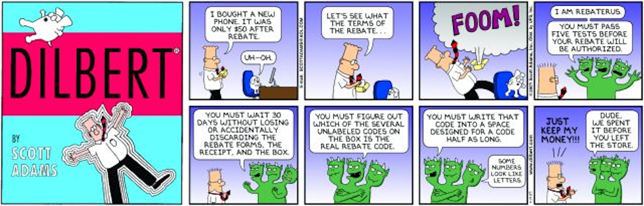 Dilbert on rebates
