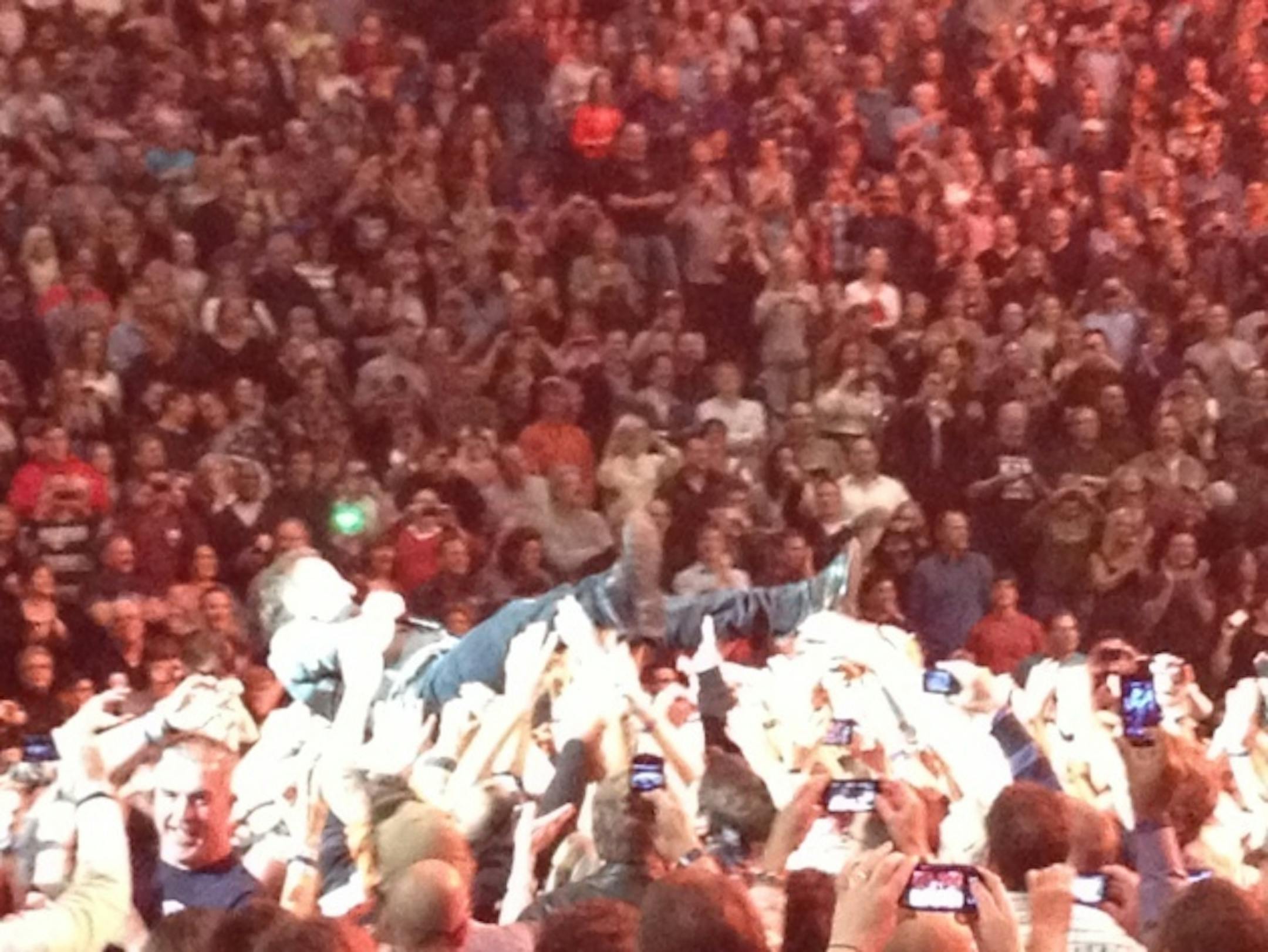 Surfing in "Hungry Heart"