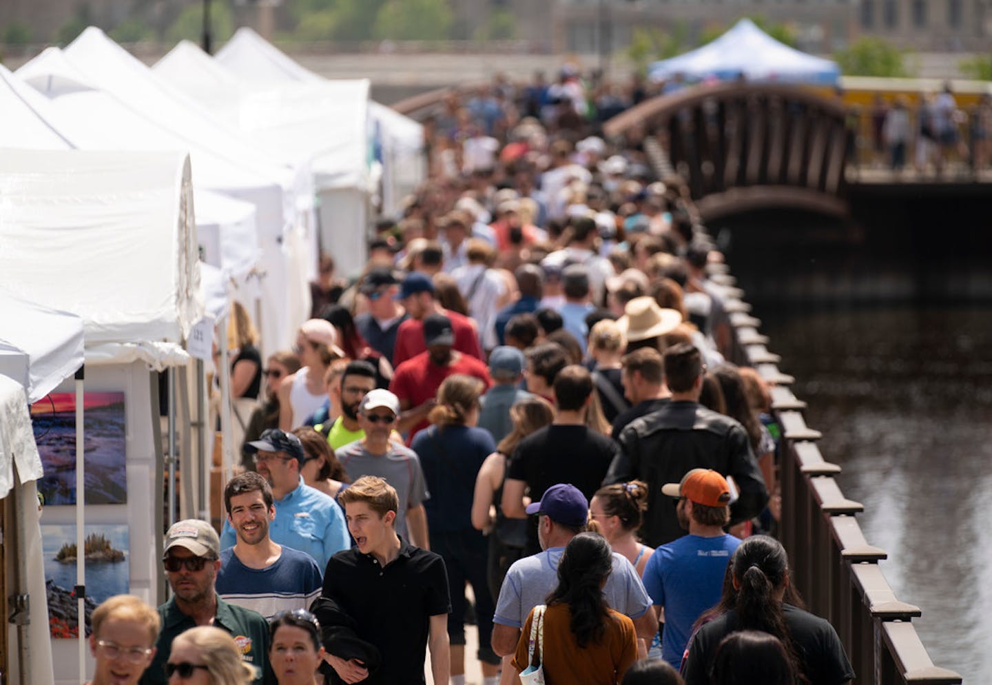 Crowds filled the Minneapolis riverfront last summer for the 25th annual Stone Arch Bridge Festival.