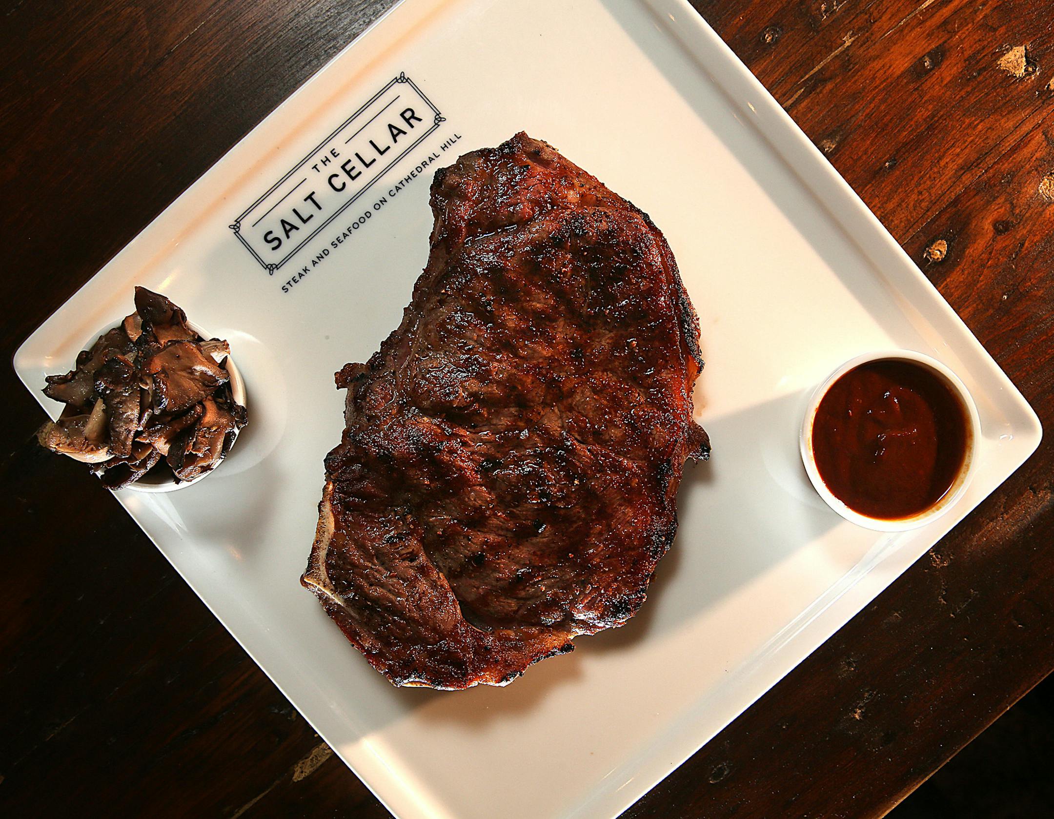 Kansas City Strip at Salt Cellar.
