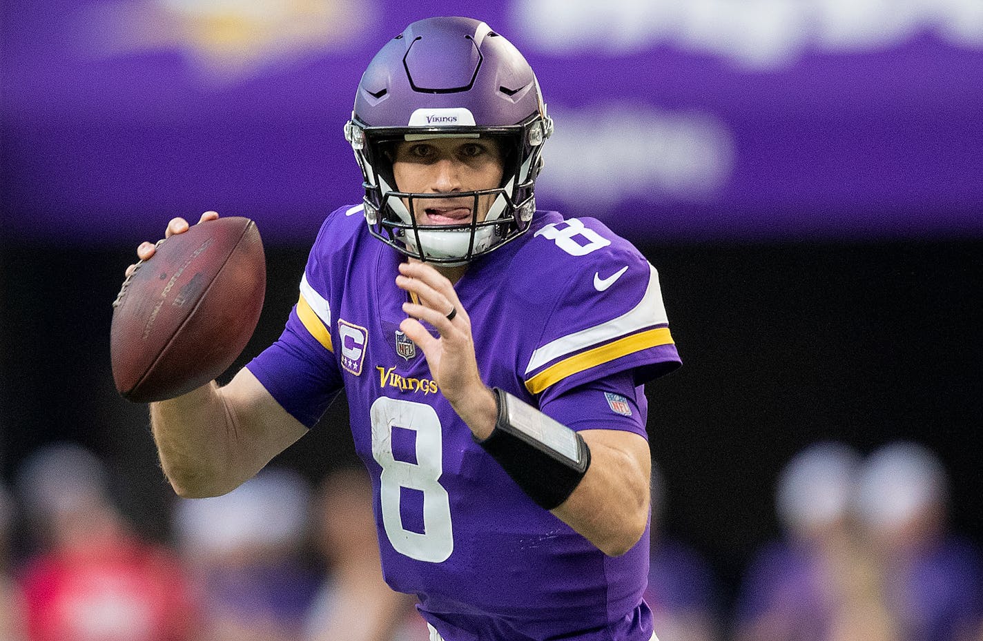 Kirk Cousins turns 31 this year, relatively young for an NFL quarterback but the Vikings' roster as a whole is growing in age.