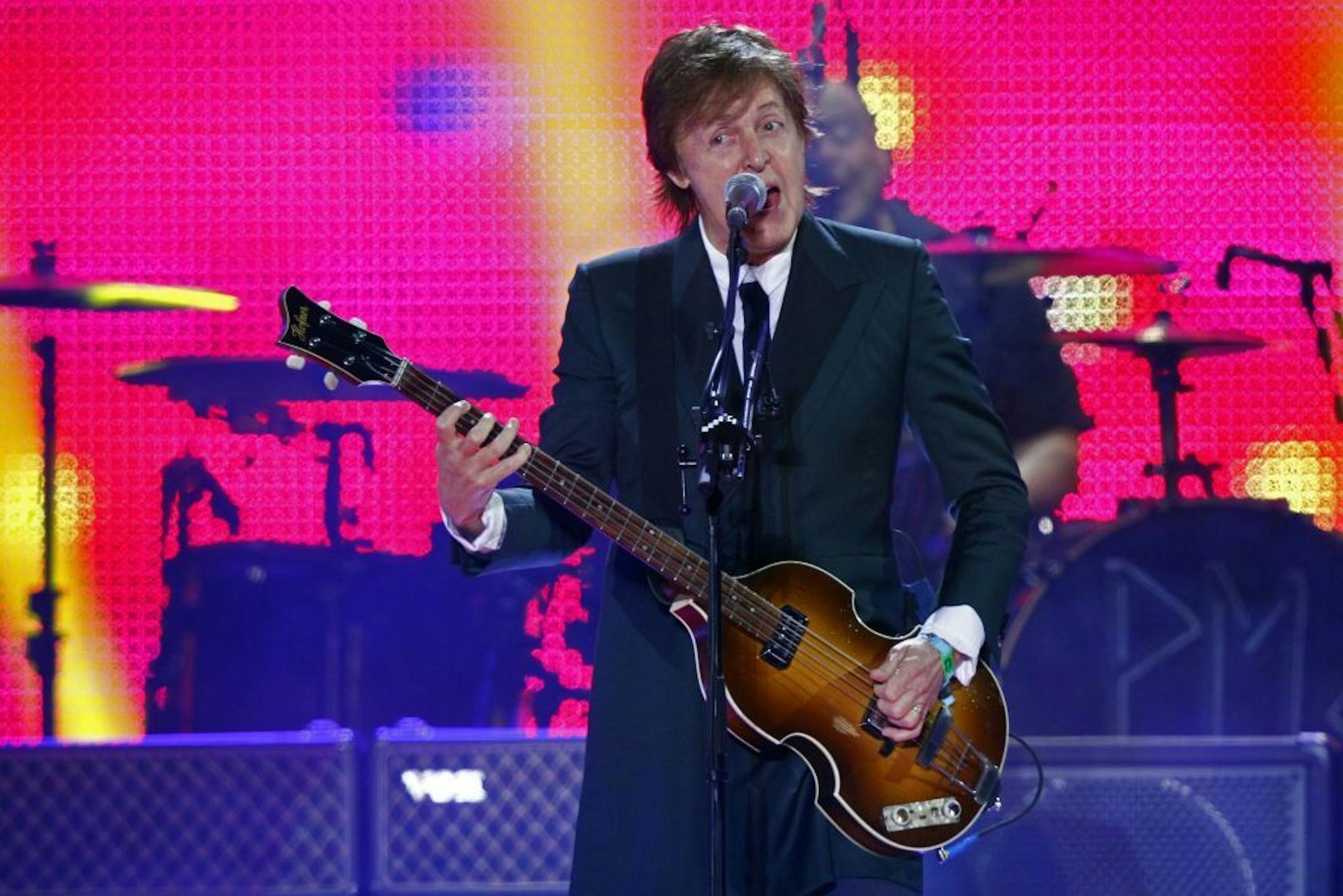 Paul McCartney performs on Day 2 of the 2013 Bonnaroo Music and Arts Festival on Friday, June 14, 2013 in Manchester, Tenn.