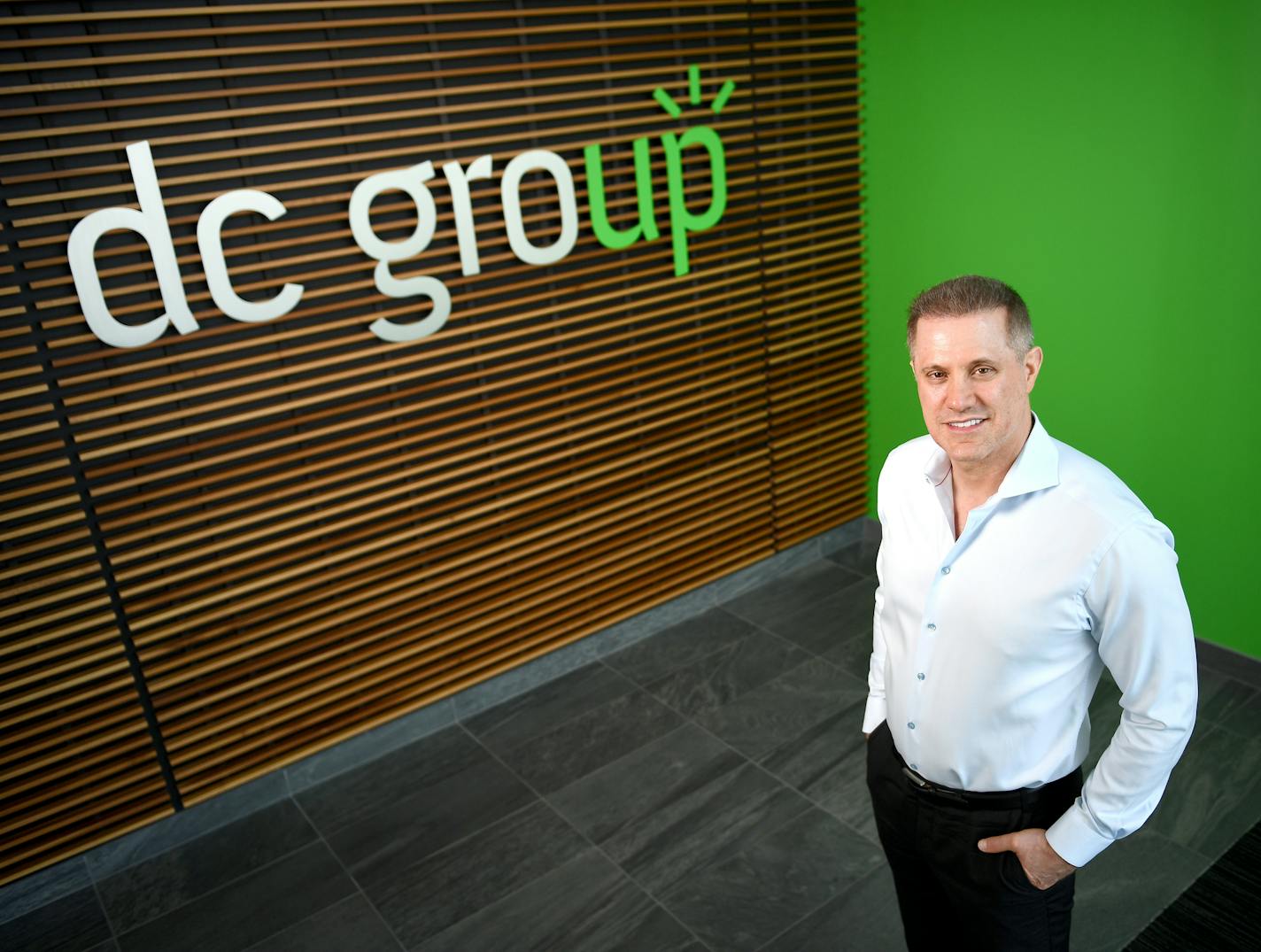 Jon Frank, chief executive of DC Group, was photographed Thursday, June 9, 2016 at DC Group's headquarters in Minneapolis. ] (AARON LAVINSKY/STAR TRIBUNE) aaron.lavinsky@startribune.com Jon Frank, chief executive of DC Group, was photographed Thursday, June 9, 2016 at DC Group's headquarters in Minneapolis.