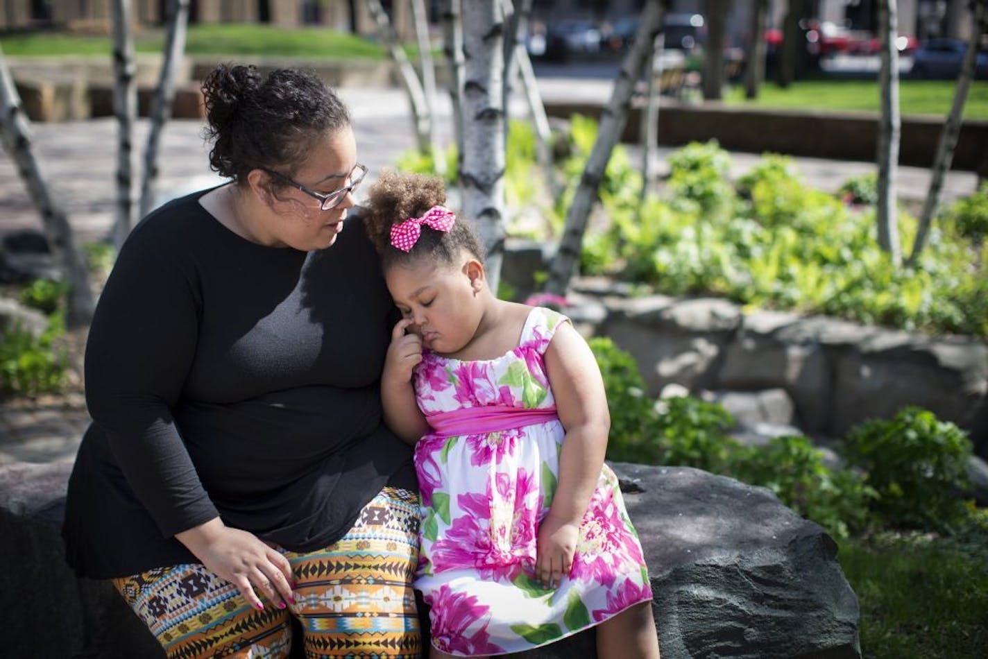 Sonya Lopez posed for a picture with her daughter Kinsley Nilo, 3, in St. Paul, Minn., on Thursday, May 5, 2016.