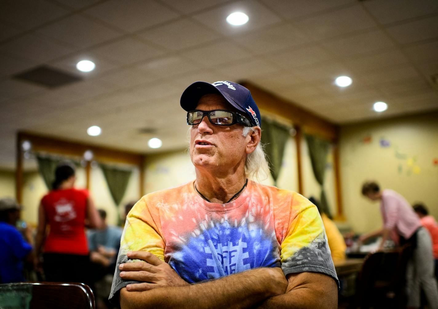 Former Minnesota Gov. Jesse Ventura sat for an interview in Keys Cafe in White Bear Lake.