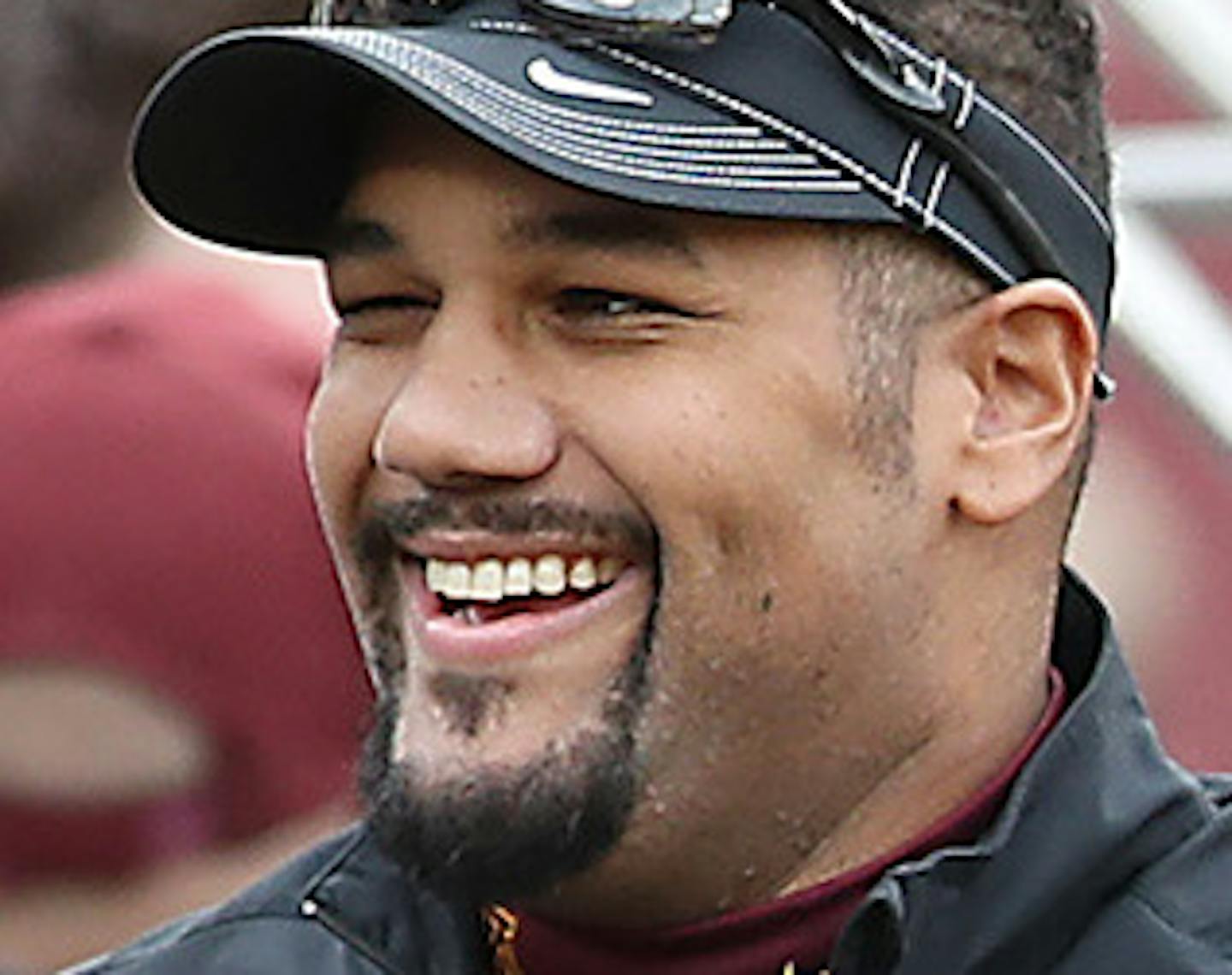 Minnesota's Linebackers coach Mike Sherels was on the field for warm-up before Minnesota took on the Iowa Hawkeyes at TCF Bank Stadium, Saturday, October 8, 2016 in Minneapolis, MN. ] (ELIZABETH FLORES/STAR TRIBUNE) ELIZABETH FLORES &#x2022; eflores@startribune.com