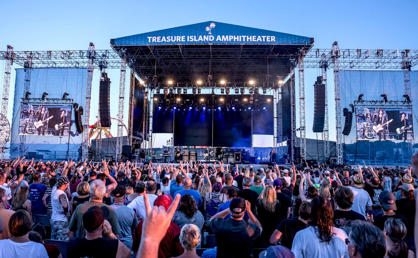 Treasure Island Casino's new amphitheater.