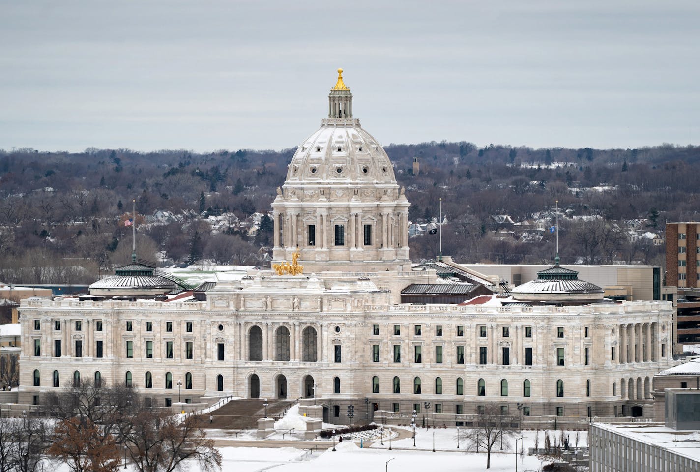 The Minnesota State Capitol as seen from downtown St. Paul. ] GLEN STUBBE &#x2022; glen.stubbe@startribune.com Monday, December 3, 2018 EDS, available for any appropriate use.