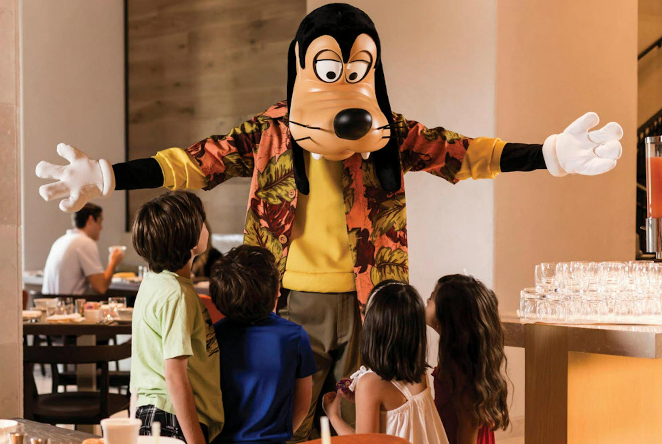 Goofy made friends at Ravello.