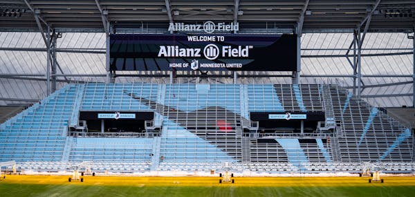 The all-standing supporters section of Allianz Field