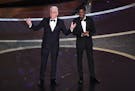 The most scathing jokes of the whole evening came from a couple of former emcees, Steve Martin and Chris Rock, who poked fun at Jeff Bezos' divorce an