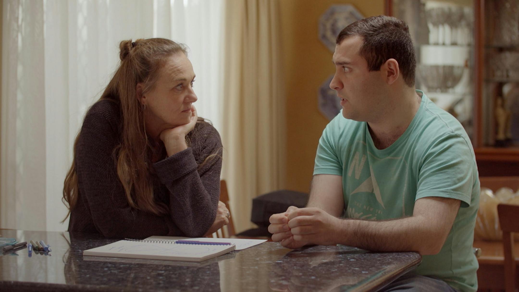 Jodi Rodgers and Michael in "Love on the Spectrum."