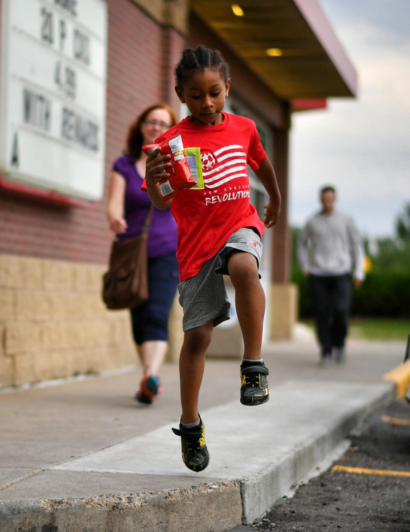 On the way to soccer practice Sharon and Jamal stop off for a snack at a gas station. Jamal buys some candy and parades out of the store with the boundless energy of a six-year-old. &#x201c;He skips and runs just like his father used to,&#x201d; says Sharon laughing. Keegan her son is in solitary confinement. ] GLEN STUBBE * gstubbe@startribune.com Monday, September 12, 2016