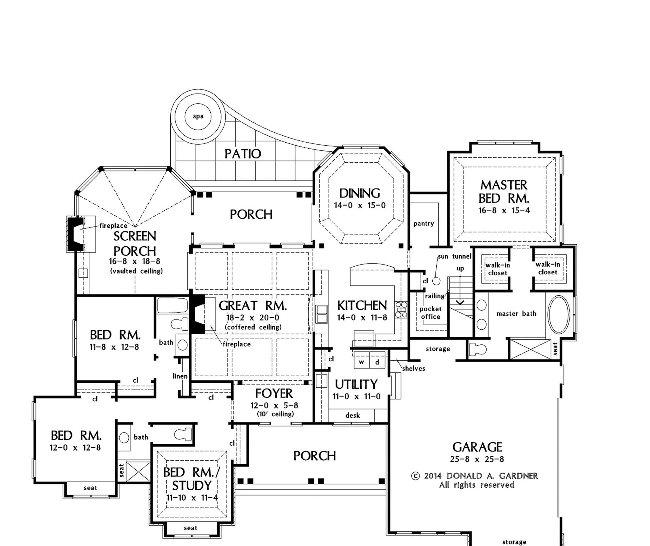 Luxury meets convenience in this one-story home.