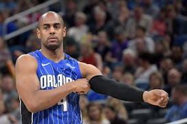Arron Afflalo shown during the 2017 season, when he played for Orlando. He played for seven teams during an 11-season NBA career.