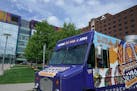 Pharaohs’ Gyros food truck, pictured in downtown Minneapolis.