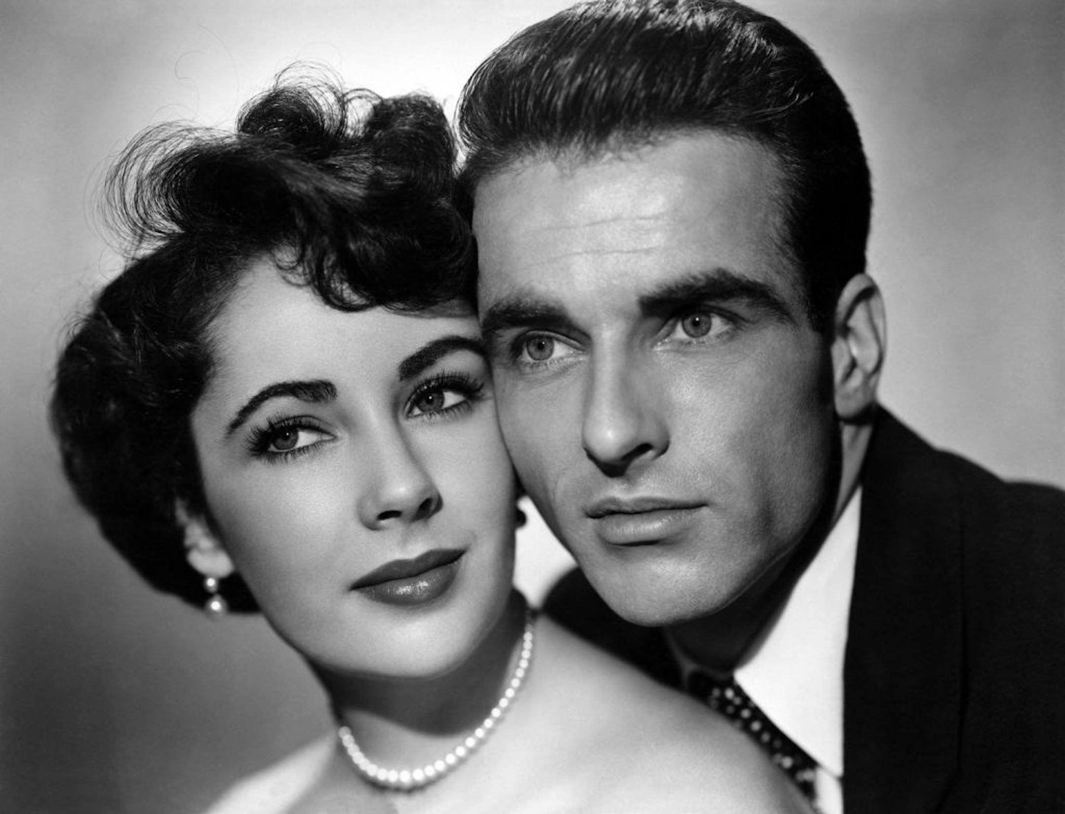 Elizabeth Taylor and Montgomery Clift in 1951.
