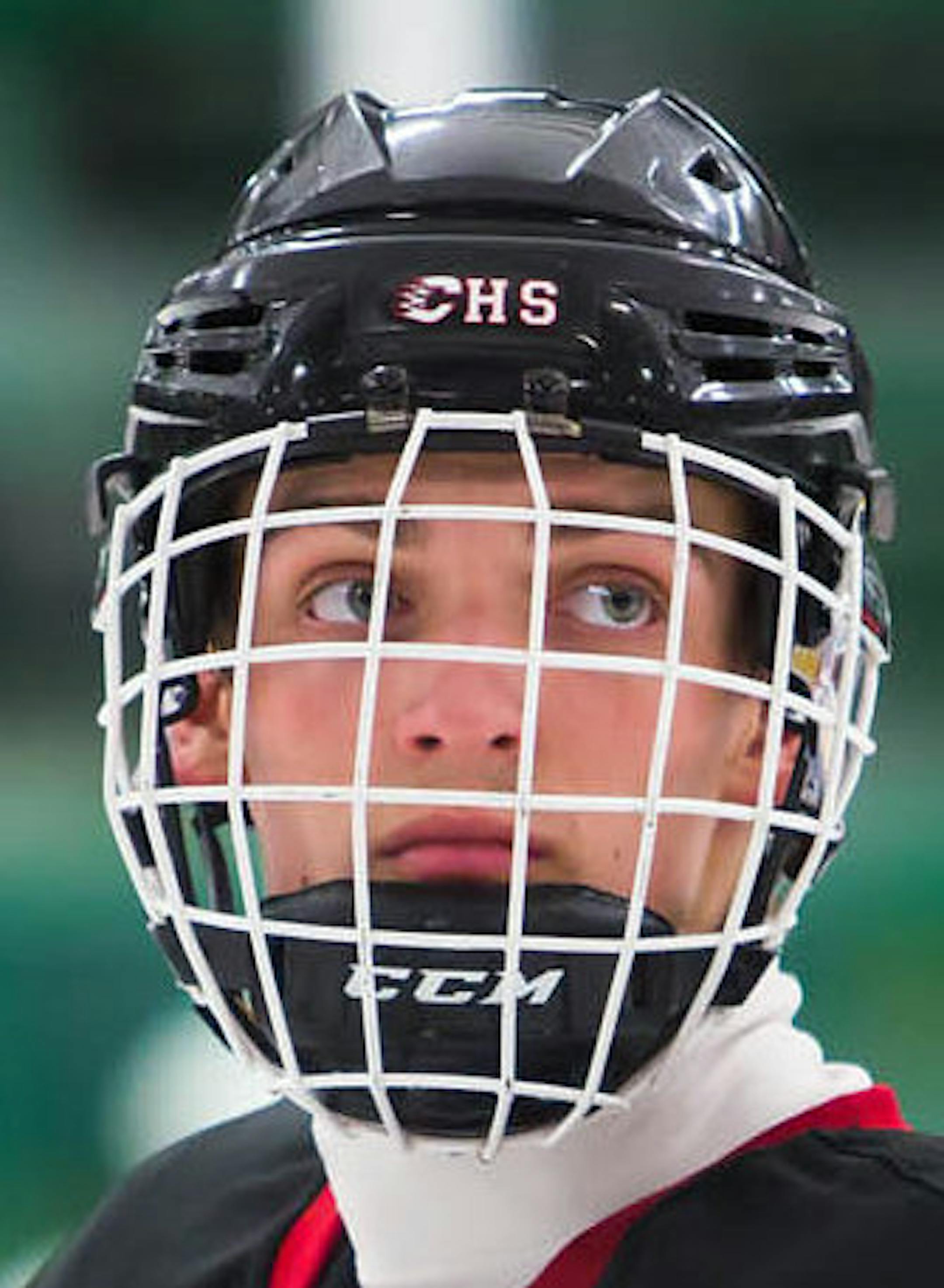 Lucas McGregor, Centennial hockey, while playing as a junior in the 2016-17 season. Photo: C. Wenthur Photography